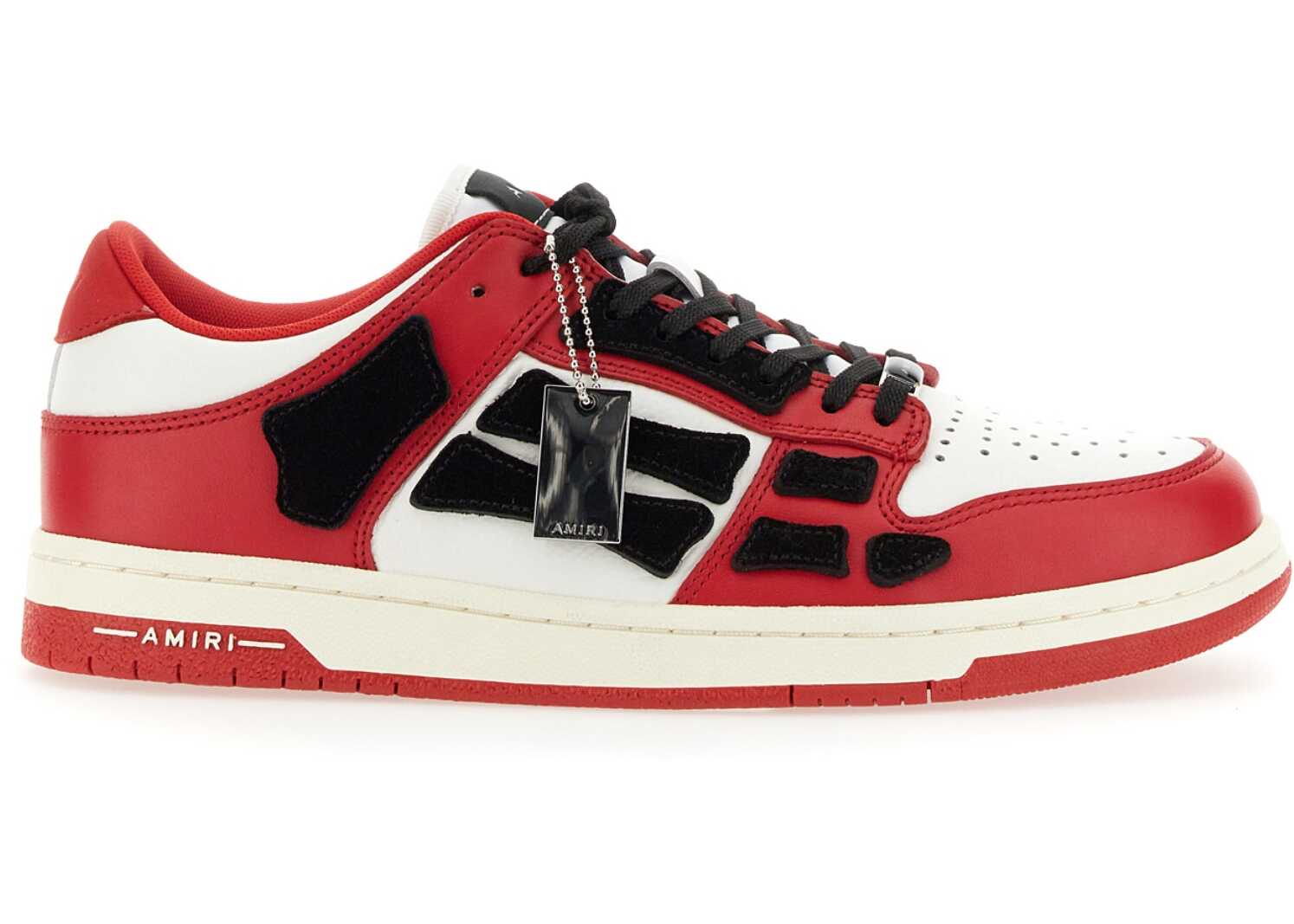 AMIRI Sneaker Bassa "Skel" RED