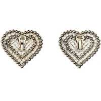 Cercei Dama - Cercei Alessandra Rich Heart Earrings SILVER Femei (BM 9417185) - B-mall.ro