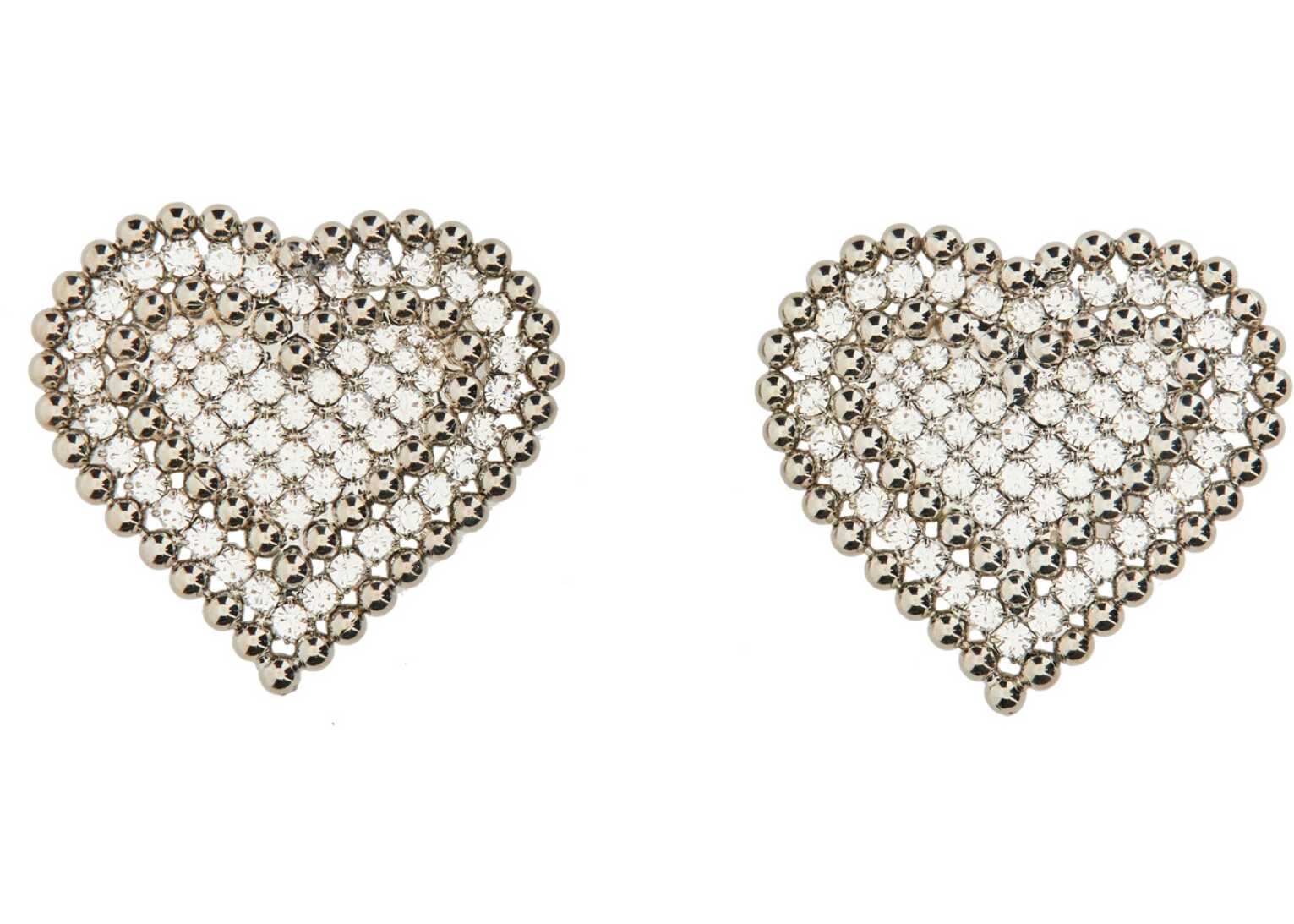 Alessandra Rich Heart Earrings SILVER image0