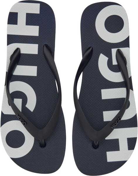 Sandale Hugo Boss Slide Sandal With Logo BLUE Barbati (BM 9419999) 2