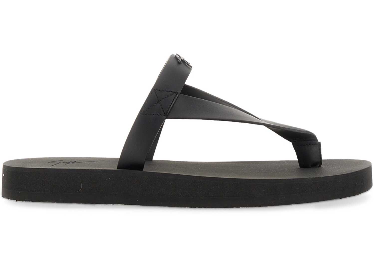 Giuseppe Zanotti Hydra Slide Sandal BLACK