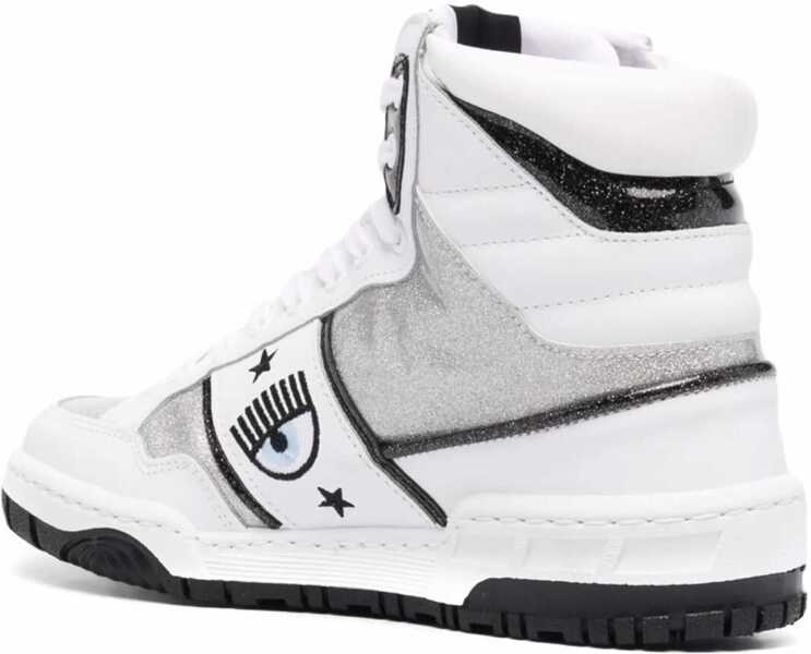 Sneakers Chiara Ferragni Logomania High Sneaker SILVER Femei (BM 9420095) 3