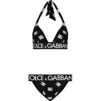Costume de baie intregi Logo Print Triangle Bikini Femei