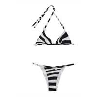 Costume de baie intregi Zebra Print Bikini Swimsuit Femei