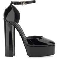 Pantofi cu toc Glossy Leather Platform Pumps Femei