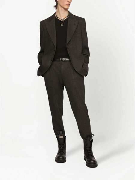 Sacouri office Dolce & Gabbana Single-Breasted Jacket BLACK Barbati (BM 9420425) 2