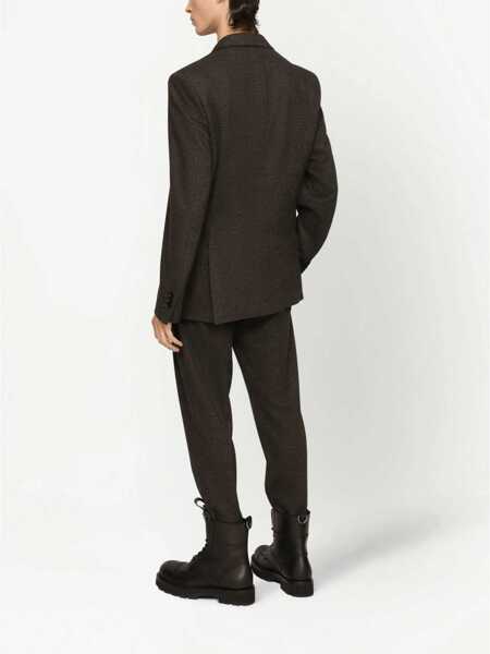 Sacouri office Dolce & Gabbana Single-Breasted Jacket BLACK Barbati (BM 9420425) 4