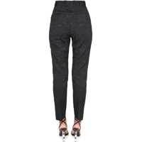Pantaloni Dolce & Gabbana Dama - Pantaloni casual Dolce & Gabbana Ornamental Jacquard Pants BLACK Femei (BM 9420470) - B-mall.ro