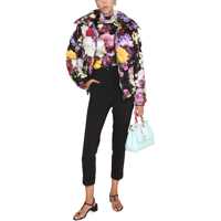 Geci de iarna Floral Print Padded Down Jacket Femei