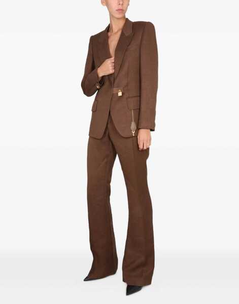 Sacouri office Tom Ford Padlocked Jacket BROWN Femei (BM 9420554) 2