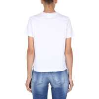Tricouri DSQUARED2 Dama - Tricouri DSQUARED2 D2 Love Toy T-Shirt WHITE Femei (BM 9420608) - B-mall.ro
