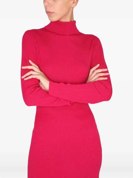 Rochii casual DSQUARED2 Knit Dress FUCHSIA Femei (BM 9420704) 4
