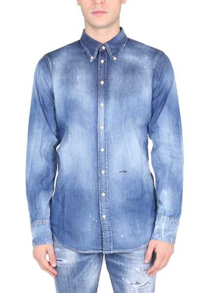 Camasi Barbati DSQUARED2 Easy Slim 70'S Shirt