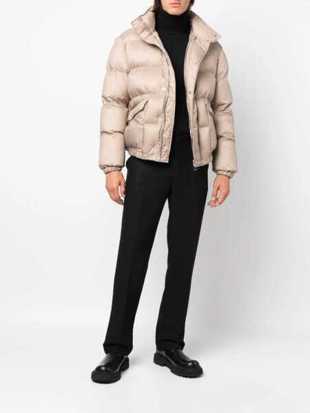 Geci de iarna Alexander McQueen Graffiti Logo Print Down Jacket BEIGE Barbati (BM 9420761) 2