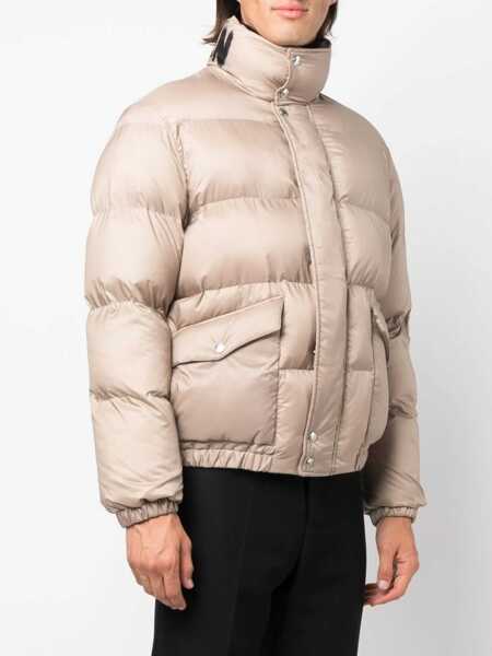 Geci de iarna Alexander McQueen Graffiti Logo Print Down Jacket BEIGE Barbati (BM 9420761) 3