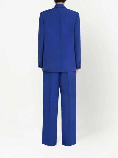 Sacouri Alexander McQueen Structured Double-Breasted Jacket BLUE Femei (BM 9420764) 4