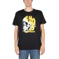 Tricouri Skull Graffiti T-Shirt Barbati
