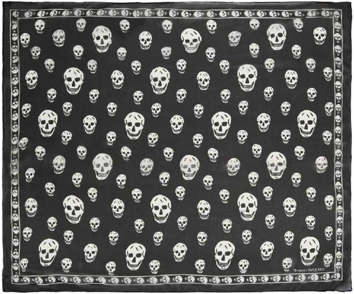 Esarfe Barbati Alexander McQueen Classic Skull Scarf