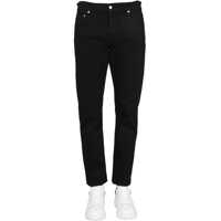 Blugi drepti Jeans With Embroidered Logo Barbati