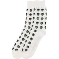 Lenjerie intima Alexander McQueen pentru Barbati - Sosete Alexander McQueen Skull Socks WHITE Barbati (BM 9420938) - B-mall.ro