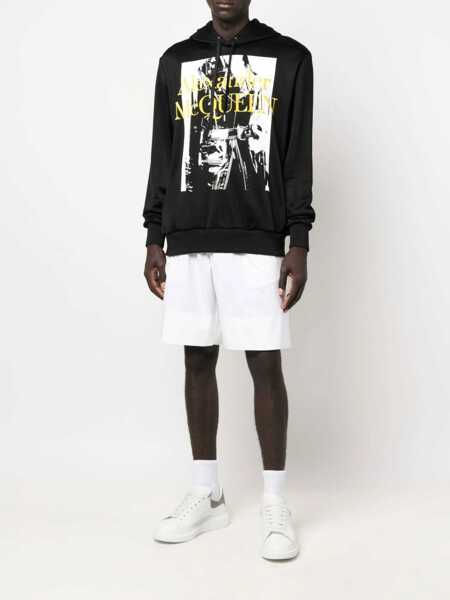 Hanorace Alexander McQueen Sweatshirt With Atelier Print BLACK Barbati (BM 9421025) 2