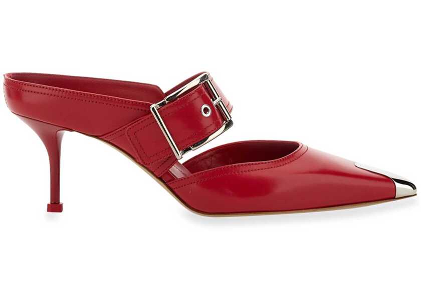 Pantofi Dama Alexander McQueen Punk Sandals With Buckle