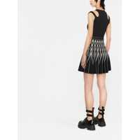 Fuste Alexander McQueen Dama - Fuste casual Alexander McQueen Pleated Skirt BLACK Femei (BM 9421076) - B-mall.ro