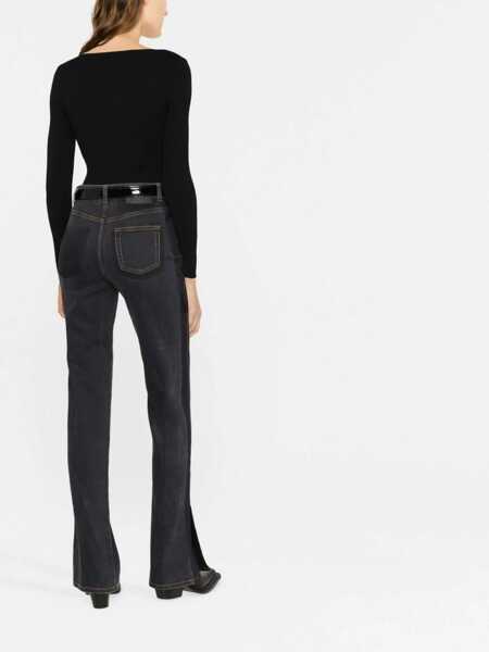 Pantaloni casual Alexander McQueen Jeans Wide Leg BLACK Femei (BM 9421109) 3