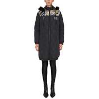 Trenciuri Baroque Print Coat Femei