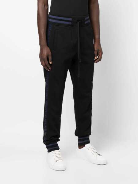 Treninguri Versace Jeans Couture Jogging Pants With Elastic BLACK Barbati (BM 9421415) 3