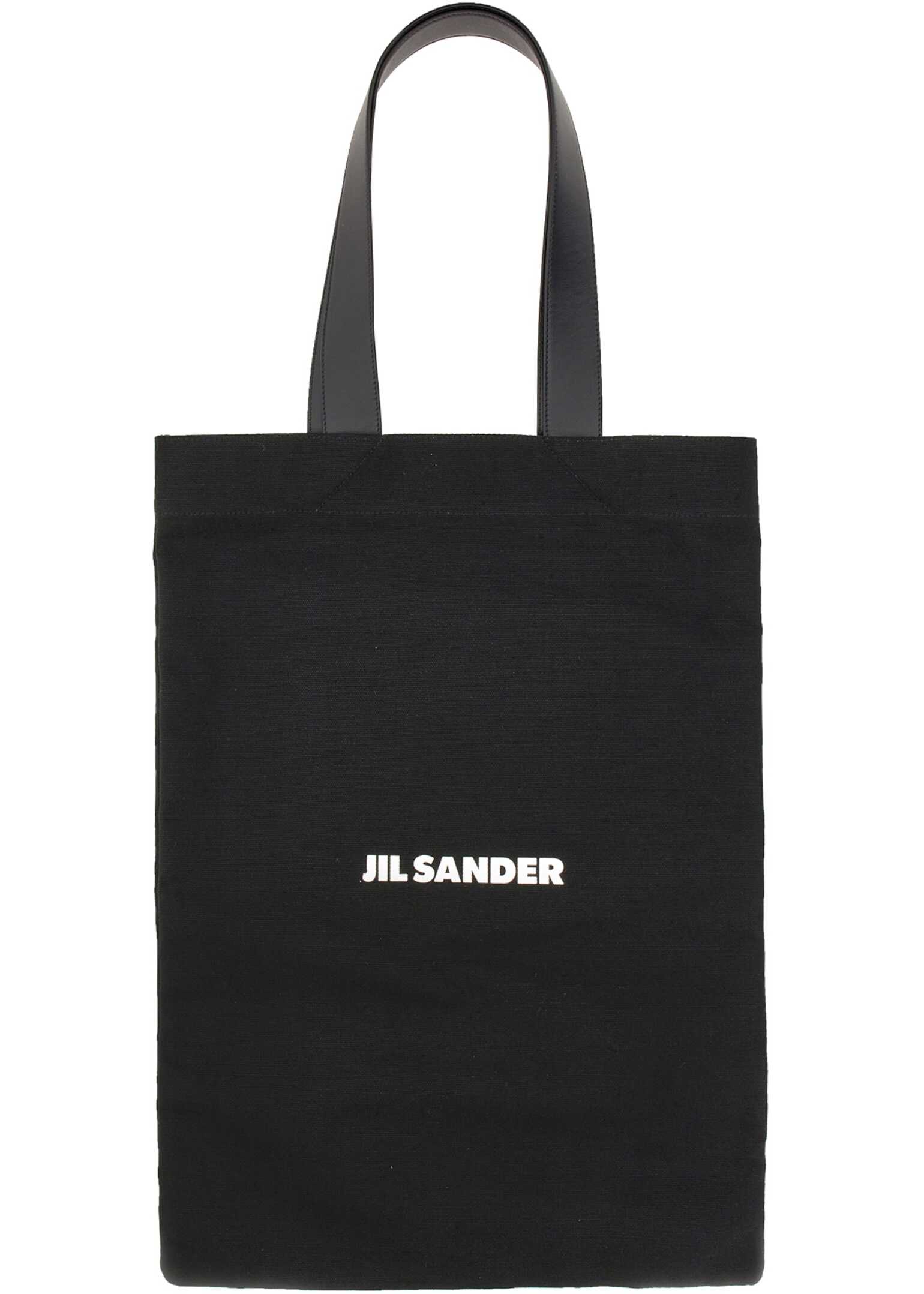 Jil Sander Flat Shopping Bag BLACK