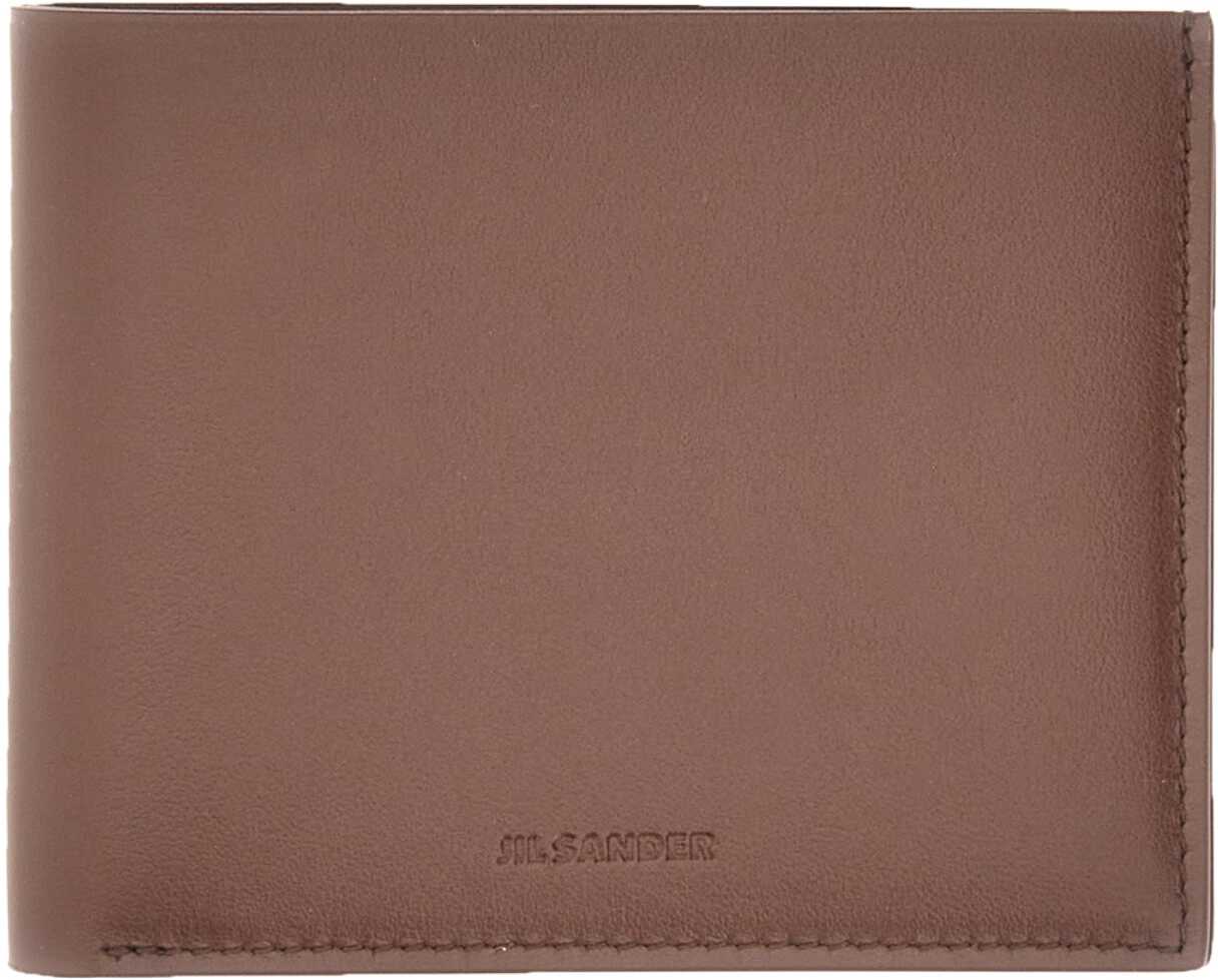 Jil Sander Zipped Wallet BROWN