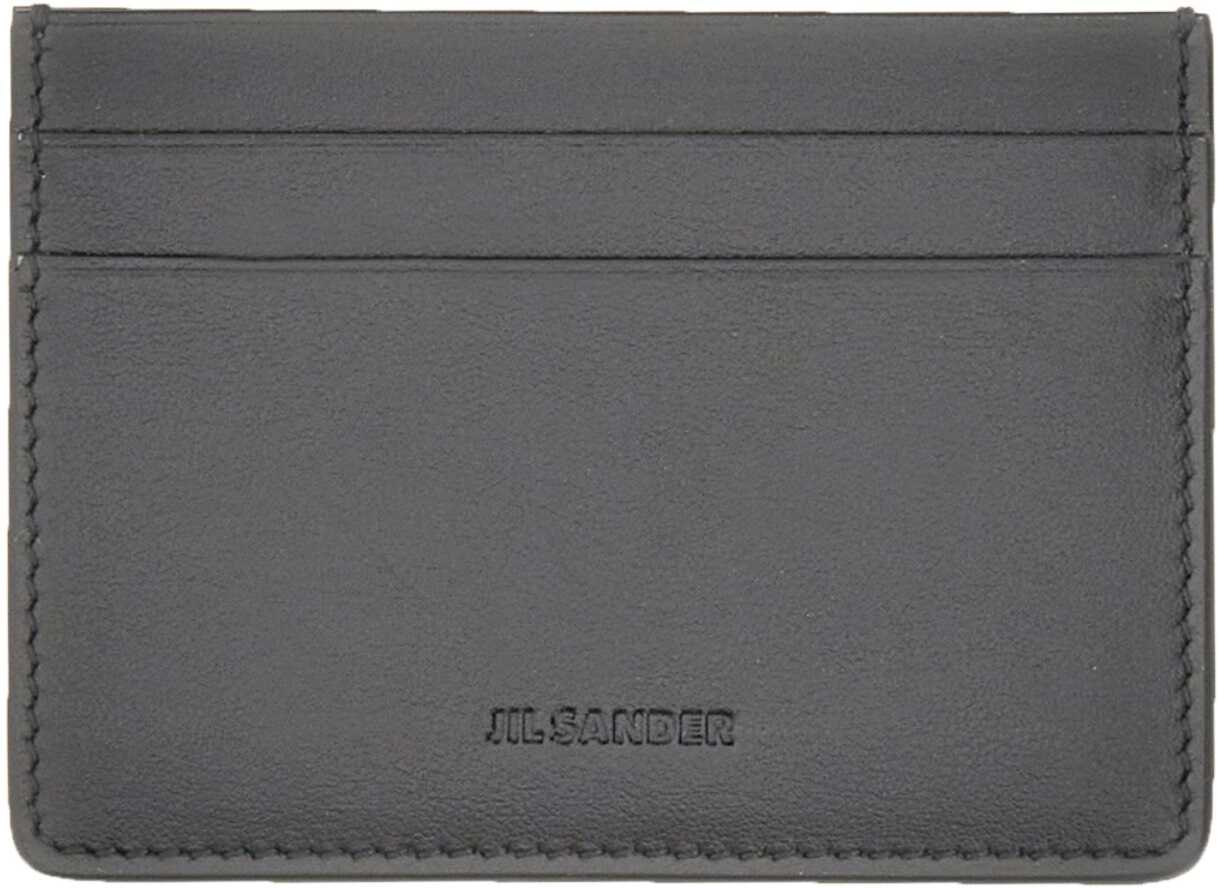 Jil Sander Card Holder With Logo BLACK