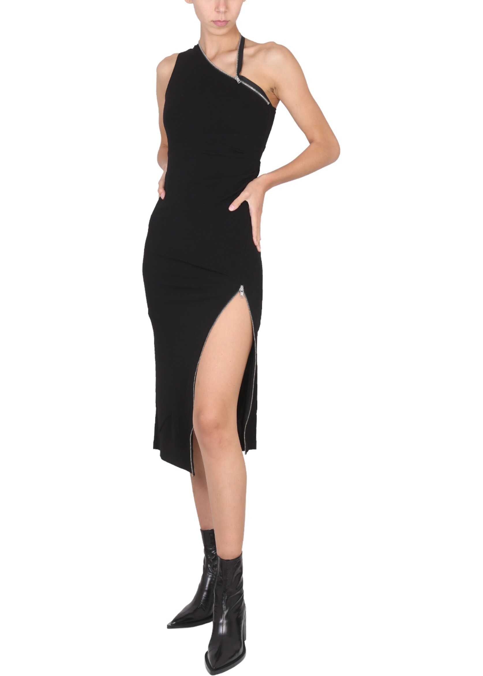 HELMUT LANG Midi Dress BLACK