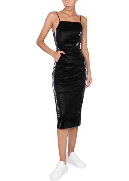 Rochii elegante MCQ Alexander McQueen Slim Fit Dress BLACK Femei (BM 9421970) 2