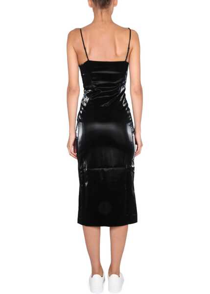 Rochii elegante MCQ Alexander McQueen Slim Fit Dress BLACK Femei (BM 9421970) 3