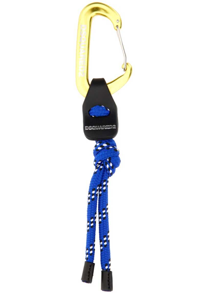 DSQUARED2 Keychain With Logoed Carabiner MULTICOLOUR