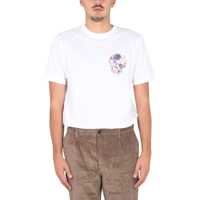 Cravate Tie Dye Skull Print T-Shirt Barbati