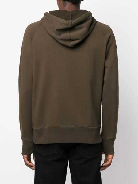 Hanorace Fay Fay Archive Sweatshirt MILITARY GREEN Barbati (BM 9422786) 4