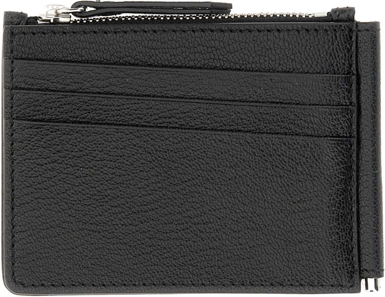 Wallet With Contrasting Stitching