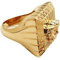Bijuterii pentru Barbati - Inele Versace Square Medusa Ring GOLD Barbati (BM 9423134) - B-mall.ro