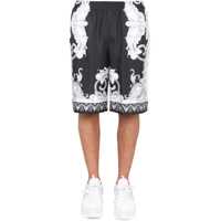 Pantaloni scurti Silver Baroque Print Shorts Barbati
