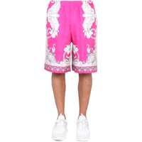 Pantaloni scurti Silver Baroque Print Shorts Barbati