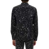 Sacouri office Jacket With Patent Leather Effect Barbati