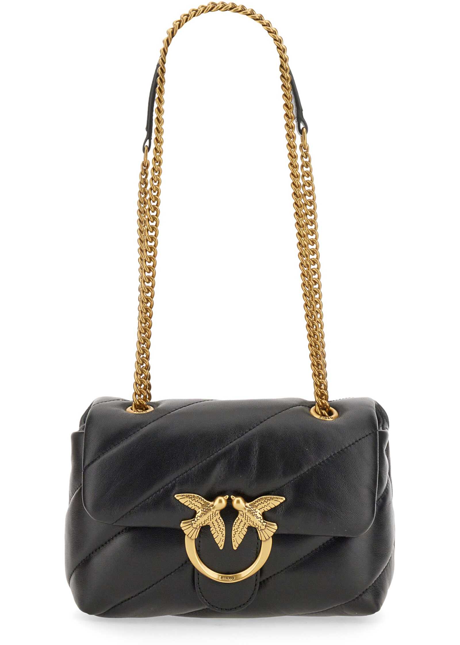 Pinko Love Mini Puff Shoulder Bag BLACK