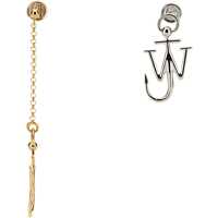 Cercei Dama - Cercei JW Anderson Asymmetric Anchor Earrings SILVER Femei (BM 9423512) - B-mall.ro