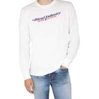 Tricouri Diesel pentru Barbati - Tricouri Diesel Logo Print T-Shirt WHITE Barbati (BM 9423617) - B-mall.ro