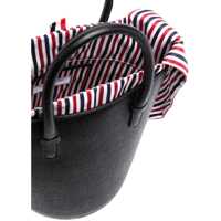 Genti Dama - Genti de mana Thom Browne Leather Bucket Bag BLACK Femei (BM 9423818) - B-mall.ro