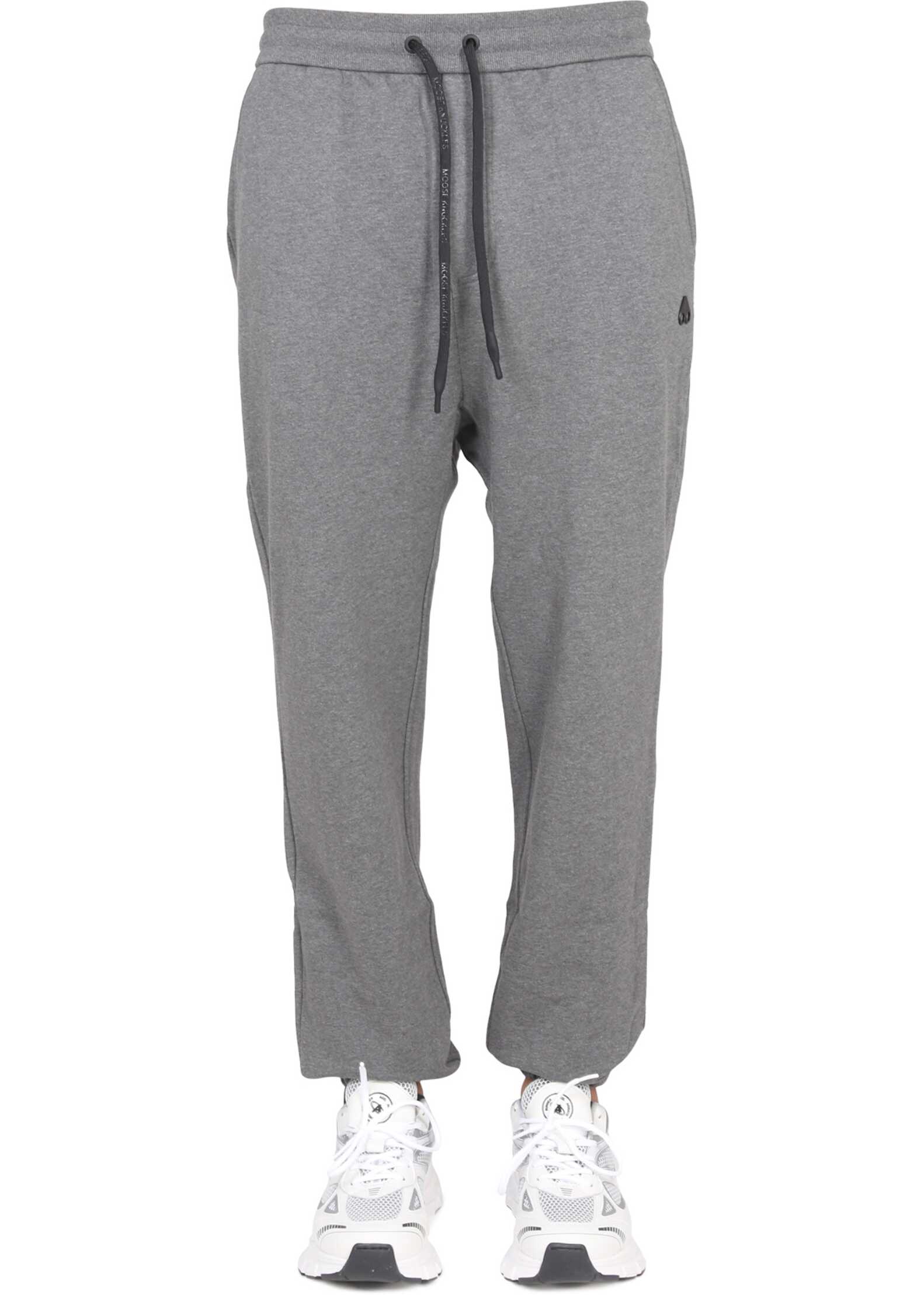 Jogging Pants With Logo Patch