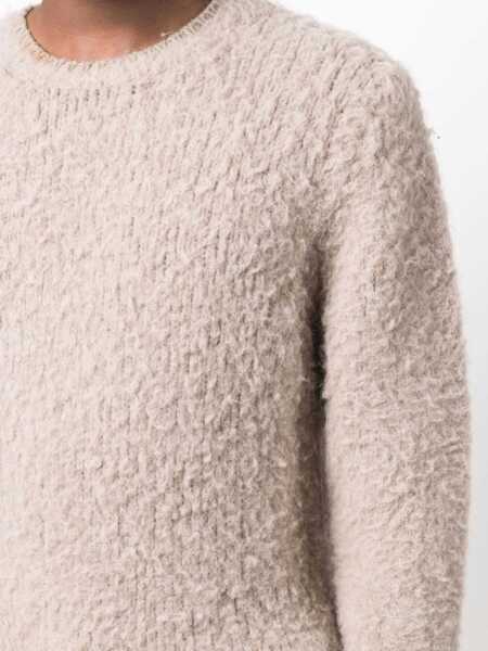 Pulovere AMI Paris Wool Jersey. BEIGE Barbati (BM 9423881) 5